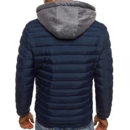 Men's Jacket Parkas Autumn Winter Comfort Warm Hooded Jackets Coats Casual Solid Long Sleeve Windbreak Parka S-3XL Men's Coat