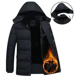 Men's Fashion Windbreaker Parka Overcoat Streetwear Autumn Winter Coat Windproof Casual Warm Hombre New Male Jacket Outdoors