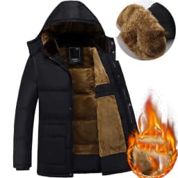 Men's Fashion Windbreaker Parka Overcoat Streetwear Autumn Winter Coat Windproof Casual Warm Hombre New Male Jacket Outdoors