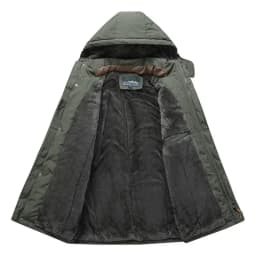 Winter Parkas Men's Classic Jackets 6XL Mens Windbreaker Fleece Thick Warm Fur Coats Male Retro Hooded Streetwear Overcoats