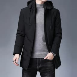 New Brand Hooded Casual Fashion Long Thicken Outwear Parkas Jacket Men Winter Windbreaker Coats Men Clothing High Quality parkas