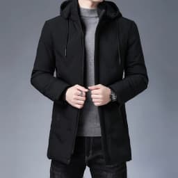 New Brand Hooded Casual Fashion Long Thicken Outwear Parkas Jacket Men Winter Windbreaker Coats Men Clothing High Quality parkas