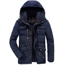 Thick Warm Winter Parka Men Fleece Hooded Mens Winter Outdoor Coat Military Fur Cargo Jackets Mens Overcoat velvet Streetwear