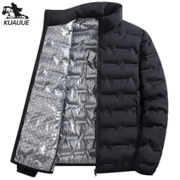 Men's Parka Men's Jacket Winter New down Jacket Solid Color Warm Jackets Men Business Leisure Coat Teenager Coats 96188