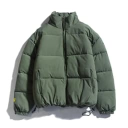 2026 Winter Coat Men's Warm Parkas Streetwear Cotton Coats Slim Male Jackets Solid Windproof Padded Coat Mens Clothing