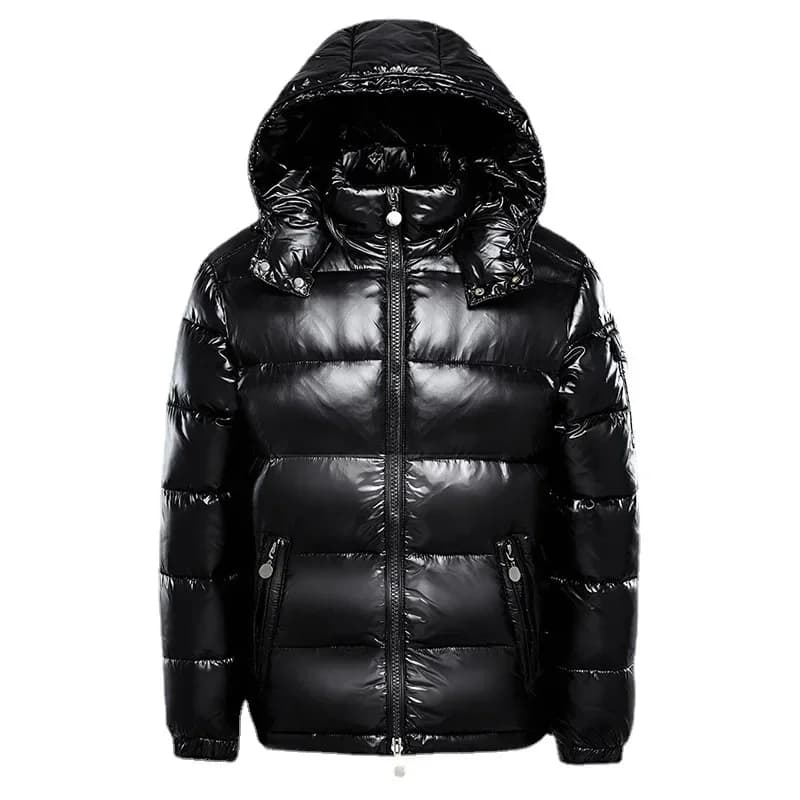 Fashion Waterproof Short Down Jacket Male Lightweight Snow ski Duck Down Parka High Quality Glossy Parka Winter Down Jacket Mens