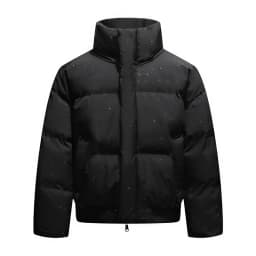 New Arrived Unisex Parkas Winter Starry Sky Design Trendy Brand Parkas Couple Style Thick Bread Jacket New in Men Women Parkas