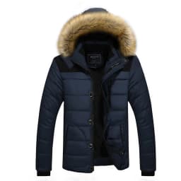 Men's Fashion Windbreaker Parka Coat Streetwear Windproof Men Clothing Casual Autumn Winter Warm Hombre Male Jacket for Outdoors