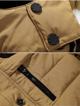 Men's Fashion Windbreaker Parka Coat Streetwear Windproof Men Clothing Casual Autumn Winter Warm Hombre Male Jacket for Outdoors