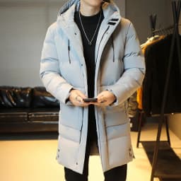 Windbreak Hooded Parkas Male Padded Long Jacket Parkas New Men Casual Korean Style Parkas Men Wind Breaker Outdoor Snow Jacket