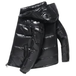 Men Windproof Down Jacket Down Jackets High Quality Coat Fashion Winter Warm Thick Brand Fashion Thickened Parkas Glossy Coats