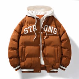 Male Warm New Winter Men's Parkas Thick Warm Jackets Multi-Pockets Casual Hooded Windbreaker Padding Thermal Coat Plus Size