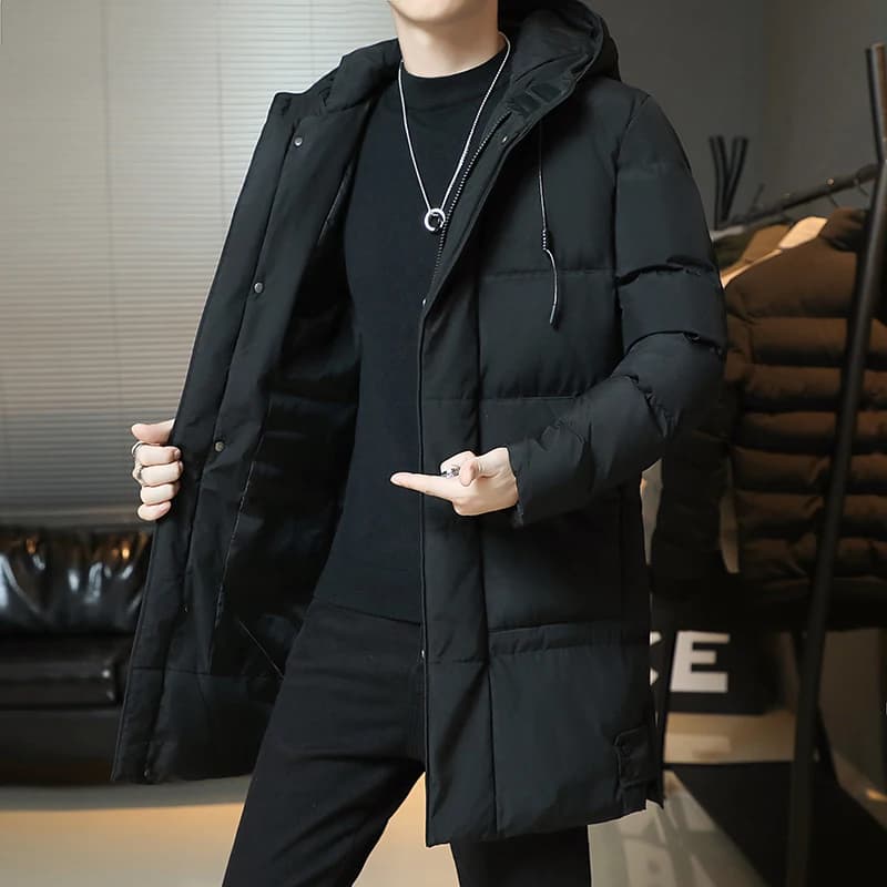 Parkas Male Long Parkas Plus Size 8xl 7xl 6xl Men Casual Warm Padded Windbreak Outerwear Winter Parkas Men Thick Warm Jacket