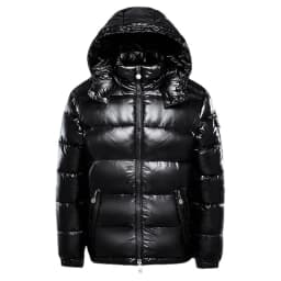 2026 Fashion Waterproof Short Cotton Jackets Men's Black Lightweight Snow Parkas High Quality Glossy Parkas Winter Jackets Male