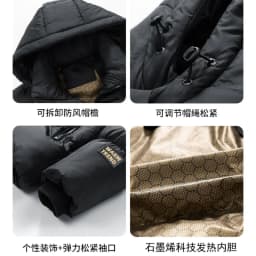 Winter Parka Coats Mens Luxury Fashion Solid Hooded Outwear Windproof Warm Jackets New Section Casual Thicken Cotton Parkas