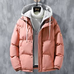 Winter Men's Padded Jackets Fashion Men Cotton Warm Down Hooded Parkas Coats Casual Men Thermal Windbreaker Coats Clothing 5XL
