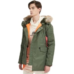 Plus Size Fur Hood Long Waterproof Pilot Windproof Air Force Winter Parka Thick Men Outwear Coat plus Size N3B Military Jacket