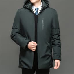 Hoodied Parka Clothes Thicken Fleece Zipper Mens Jackets Men Warm Winter Coat Men Plus Size New Waterproof Winter Jacket Men