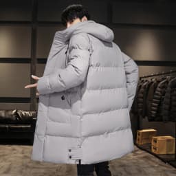 8XL 7XL Men's High Quality Hooded Jacket Black Fashion Winter Jacket Men Brand Clothing New Parka Men Thick Warm Long Coats