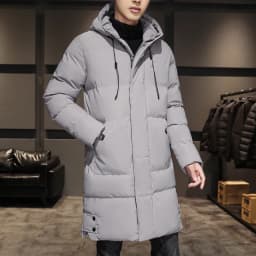 8XL 7XL Men's High Quality Hooded Jacket Black Fashion Winter Jacket Men Brand Clothing New Parka Men Thick Warm Long Coats