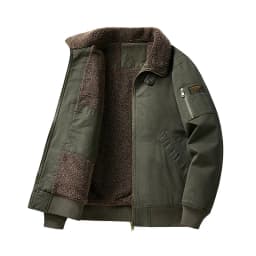 Parkas Men Autumn Winter Thickened Warm Windbreaker Retro Men's Cotton Jacket Autumn Winter Plus Velvet Fashion Casual Male Coat