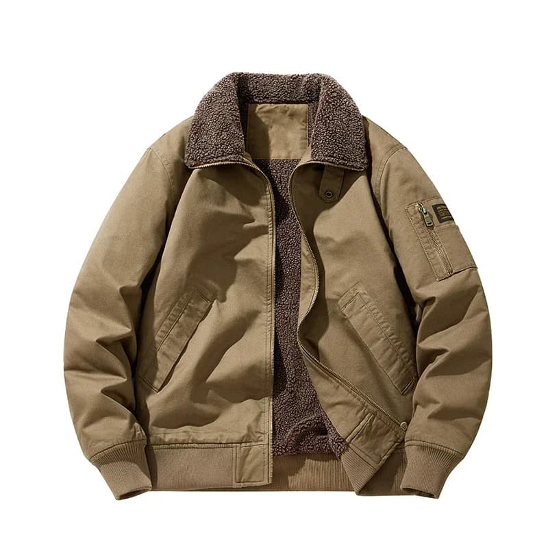 Parkas Men Autumn Winter Thickened Warm Windbreaker Retro Men's Cotton Jacket Autumn Winter Plus Velvet Fashion Casual Male Coat