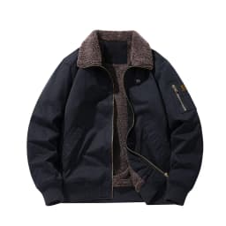 Parkas Men Autumn Winter Thickened Warm Windbreaker Retro Men's Cotton Jacket Autumn Winter Plus Velvet Fashion Casual Male Coat