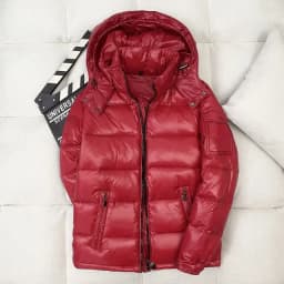 brand White Duck Down Coats Man Winter Fashion Solid Zipper Outwears Thicken Down Jacket Men Casual Hood Shiny Warm Loose Parkas