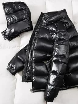 brand White Duck Down Coats Man Winter Fashion Solid Zipper Outwears Thicken Down Jacket Men Casual Hood Shiny Warm Loose Parkas