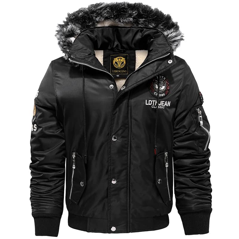 Winter New Casual Men's Cotton-Padded Padded Jacket Warm Hooded Coat Windproof Men's Large Size M-5XL Cotton-Padded Jacket