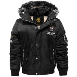 Winter New Casual Men's Cotton-Padded Padded Jacket Warm Hooded Coat Windproof Men's Large Size M-5XL Cotton-Padded Jacket