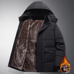 Big Size 8XL Men's Winter Jacket Hooded Fleece Lined Warm Coat Male Cotton Padded Plus Large Thick Windbreaker Casual Plush Cold