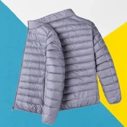 Anti-Seasonal 90 White Duck down Cotton Jacket Stand Collar Hooded Warm Winter Outerwear Regular Thickness Long Style Men's Coat