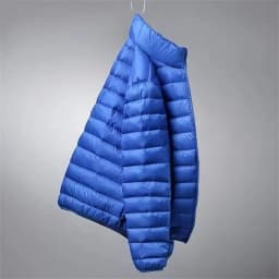 Anti-Seasonal 90 White Duck down Cotton Jacket Stand Collar Hooded Warm Winter Outerwear Regular Thickness Long Style Men's Coat
