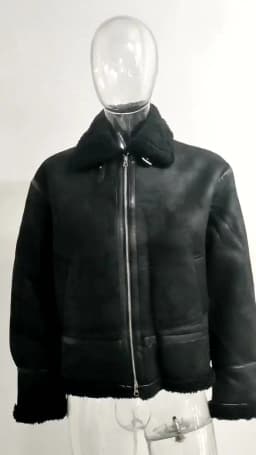 IEFB Leather Cotton Coat For Men's Winter Korean Style Loose Lamb Suede Motorcycle Pu Padded Jacket Trend Male Spring New 9C3184