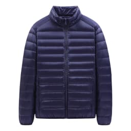 New Lightweight Autumn Winter Cotton Jacket Men's Short Casual Thin Large Size Warm Ultra-Light Cotton Coat Outerwear