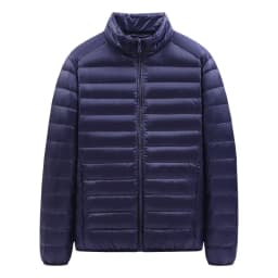 New Lightweight Autumn Winter Cotton Jacket Men's Short Casual Thin Large Size Warm Ultra-Light Cotton Coat Outerwear