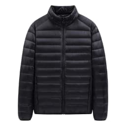 New Lightweight Autumn Winter Cotton Jacket Men's Short Casual Thin Large Size Warm Ultra-Light Cotton Coat Outerwear