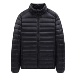 New Lightweight Autumn Winter Cotton Jacket Men's Short Casual Thin Large Size Warm Ultra-Light Cotton Coat Outerwear