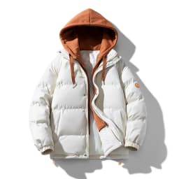 Men Hooded parka Thick Warm Colorful Bubble Coat Winter Jacket Mens Streetwear Hip Hop Parka Korean Black Clothes Puffer Jackets