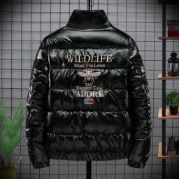 2021 New Men's Cotton-padded Jacket Plus Velvet Baseball Collar Cotton-padded Jacket Men's Parka Oversized Men Winter Jacket