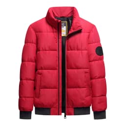 Plus Size Men's Casual Parkas Coat M-8XL Thickened Padded Jacket Fall Winter Cotton-padded Coat Black Green Whiite Male Clothing