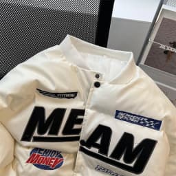 Men's Winter Retro Cotton Jacket Street Pilot Locomotive Suit Hiphop Cotton Jackets Thickened Single-breasted Stand Collar Coats