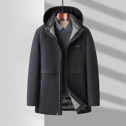 Top Grade Thick Fashion Casual Designer Outerwear Hooded Winter Warm Parka Coat Mens Newest Jacket Windbreaker Mens Clothes