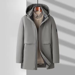 Top Grade Thick Fashion Casual Designer Outerwear Hooded Winter Warm Parka Coat Mens Newest Jacket Windbreaker Mens Clothes