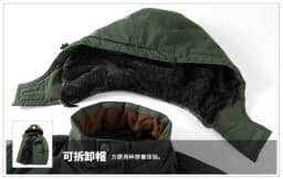 Men's Winter Loose Casual Multi-Pocket Cotton-Padded Jacket Outdoor Cold and Windproof Cotton-Padded Jacket