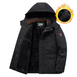 Men's Winter Loose Casual Multi-Pocket Cotton-Padded Jacket Outdoor Cold and Windproof Cotton-Padded Jacket