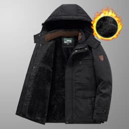 Men's Winter Loose Casual Multi-Pocket Cotton-Padded Jacket Outdoor Cold and Windproof Cotton-Padded Jacket