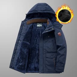 Men's Winter Loose Casual Multi-Pocket Cotton-Padded Jacket Outdoor Cold and Windproof Cotton-Padded Jacket