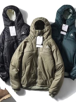 Lightweight High-Loft Windproof Cotton Jacket Men's Winter Outdoor Warm Waterproof Hooded Sports Cotton Coat Trendy